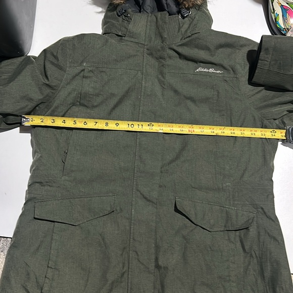 EDDIE BAUER WEATHEREDGE EB650 down WOMEN WINTER JACKET IN OLIVE GREEN SIZE XXL - Picture 14 of 14